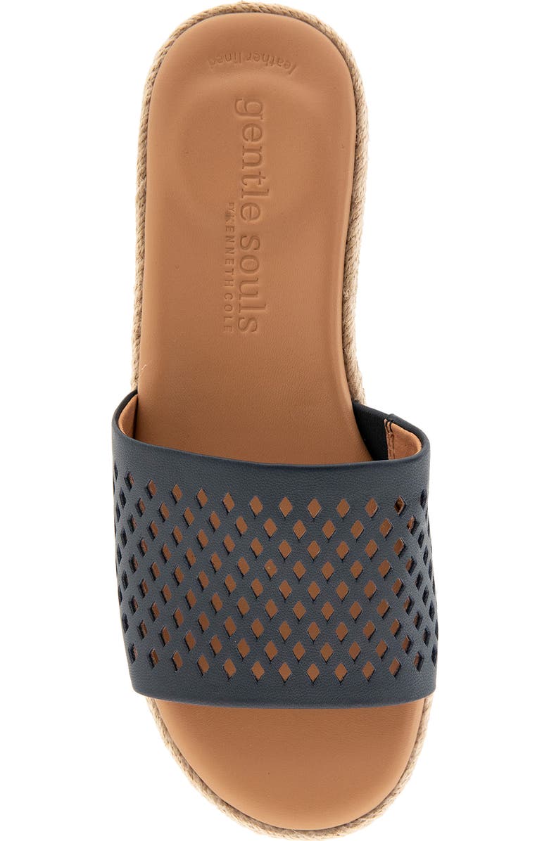 Gentle Souls Vandy Perforated Platform Slide Sandal, Alternate, color,