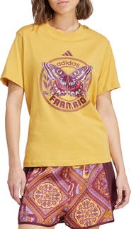 ADIDAS X FARM RIO Butterfly Cotton Graphic T-Shirt