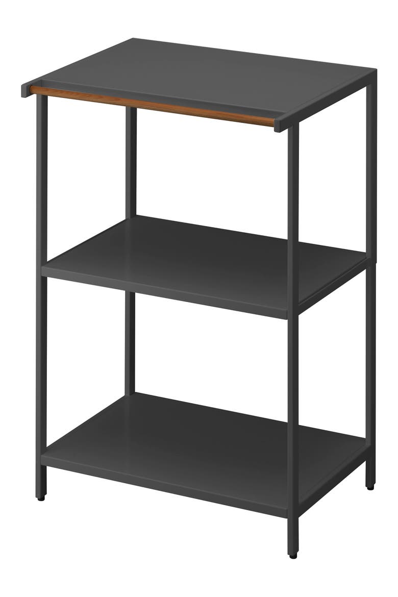 Tower 3-Tier Storage Rack, Main, color, BLACK