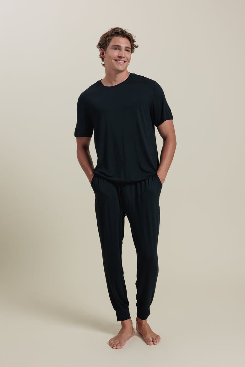Natural Jogger Pants, Alternate, color, Black