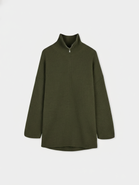 GOBI Mongolian Cashmere Cashmere Quarter-Zip Sweater