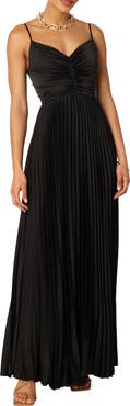 Petal & Pup Naira Pleated Maxi Dress