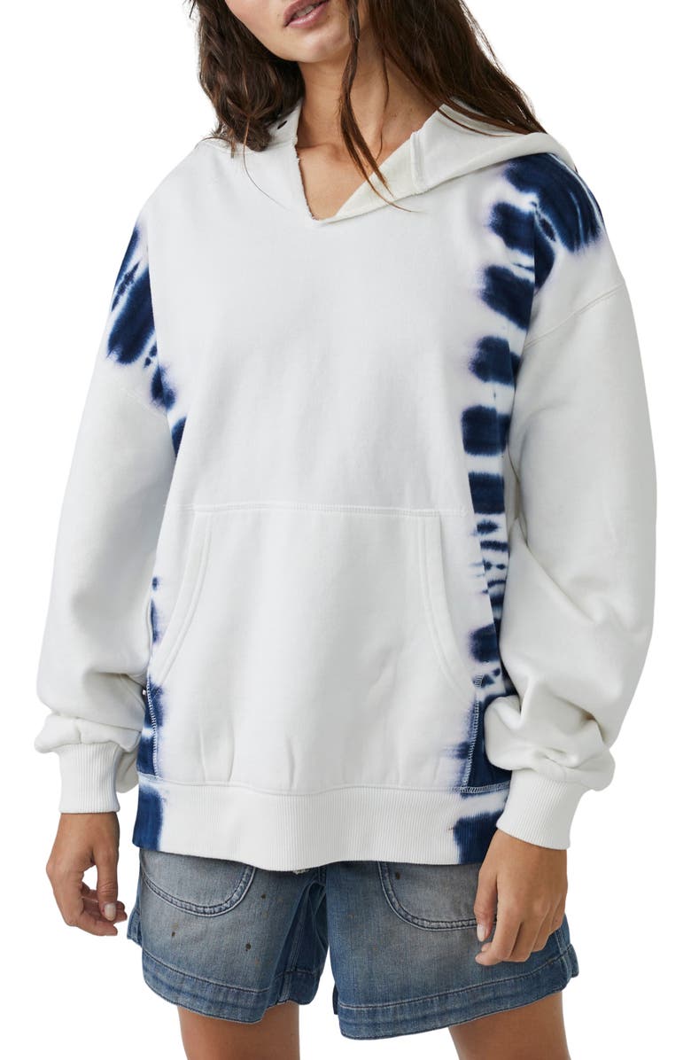 Free People It's a Vibe Tie Dye Hoodie, Main, color,