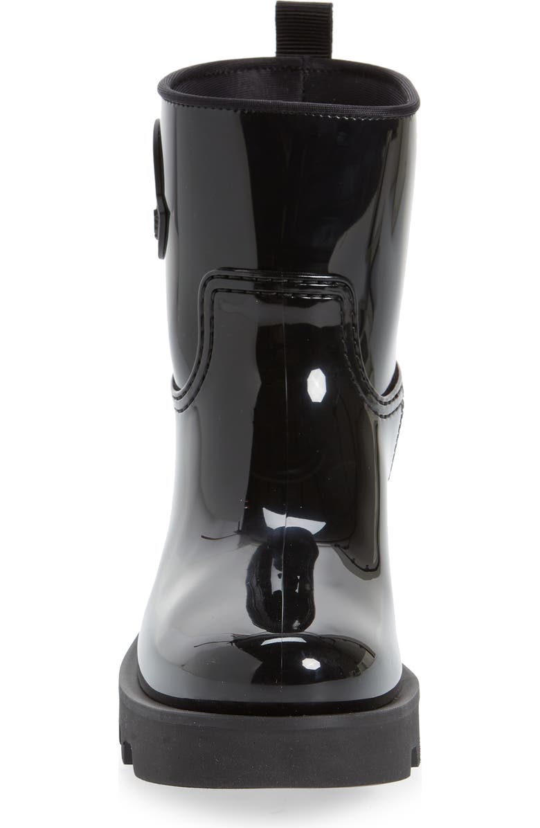 Moncler Ginette Logo Waterproof Rain Boot, Alternate, color,