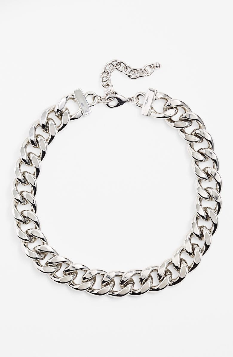Nordstrom Curb Link Collar Necklace, Alternate, color, 