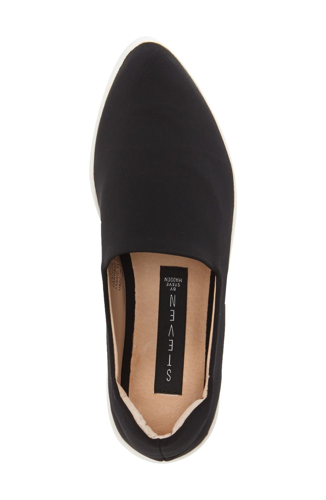 Steven by Steve Madden 'Boostir' Sneaker, Alternate, color, BLACK