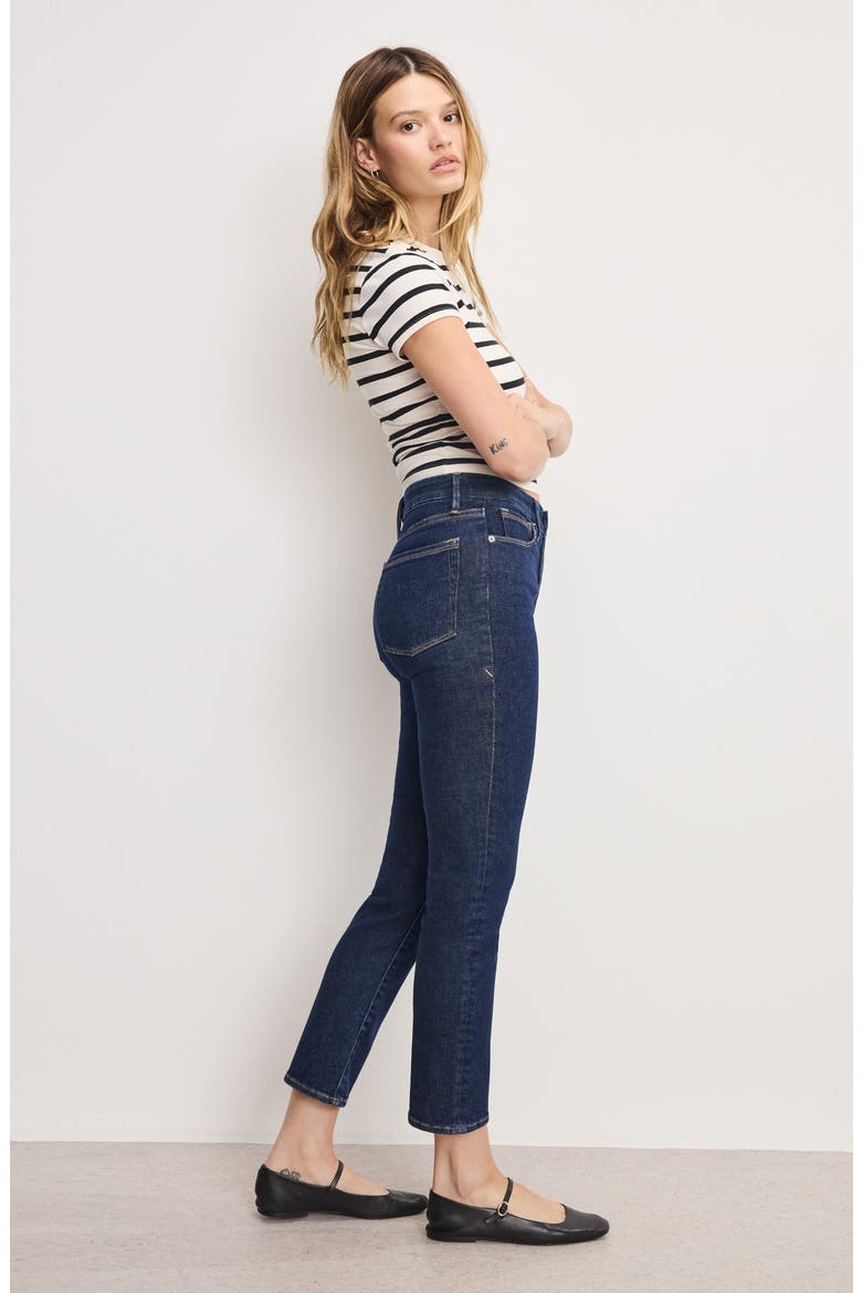 Good Legs Ankle Straight Leg Jeans, Alternate, color, INDIGO983
