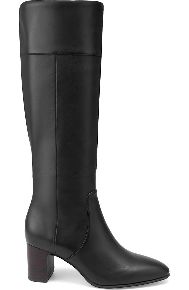 Aerosoles Minerva Knee High Boot, Alternate, color, Black Leather