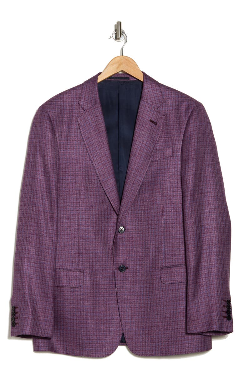 Armani Collezioni Plaid Blazer, Alternate, color, 
