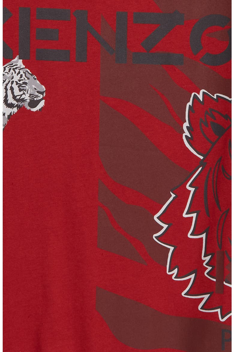 Kids' Animal Graphic Tee, Alternate, color, DARK RED