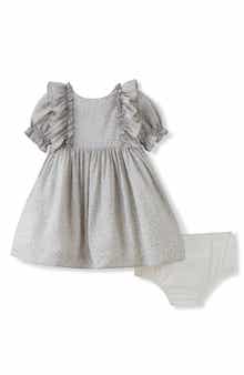 Kids' Annalise Floral Dress & Diaper Cover Set