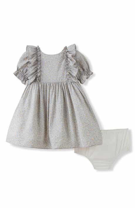 Kids' Annalise Floral Dress & Diaper Cover Set
