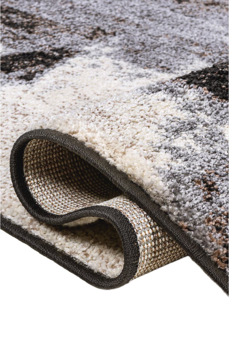 JONATHAN Y Zoe Contemporary Bohemian Abstract Marble Area Rug, Alternate, color, Charcoal/Cream