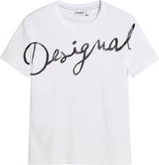 Desigual Logo Cotton Graphic T-Shirt