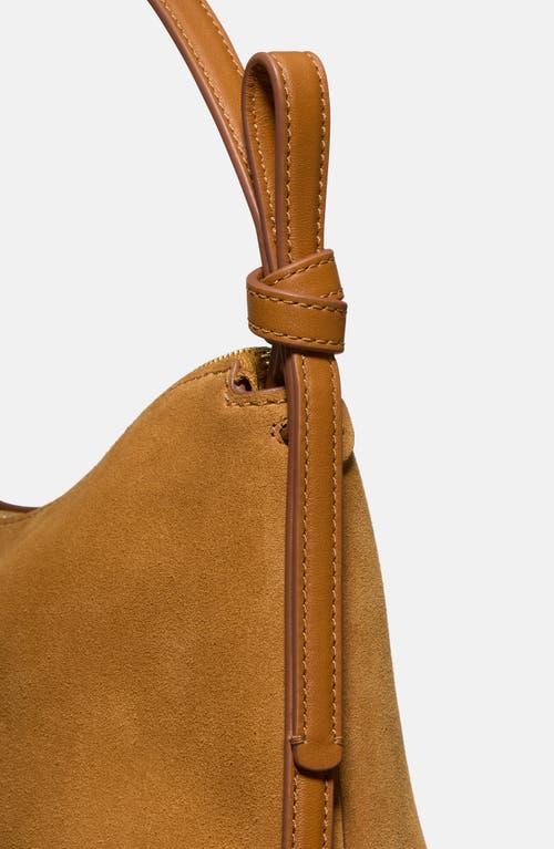Kate Spade New York Loop Suede Shoulder Bag In Brown