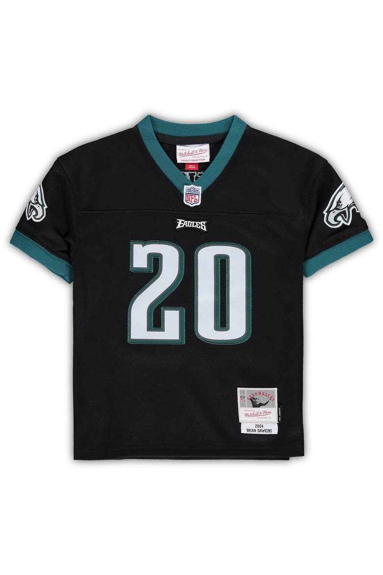 Toddler Mitchell & Ness Brian Dawkins Black Philadelphia Eagles 2004 Retired Legacy Jersey, Alternate, color, Black