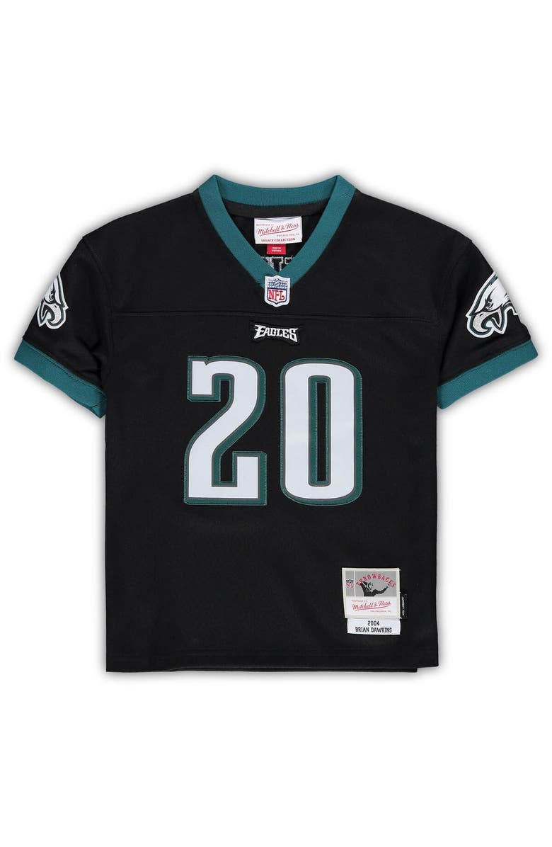 Mitchell & Ness Toddler Mitchell & Ness Brian Dawkins Black Philadelphia Eagles 2004 Retired Legacy Jersey, Alternate, color, Black