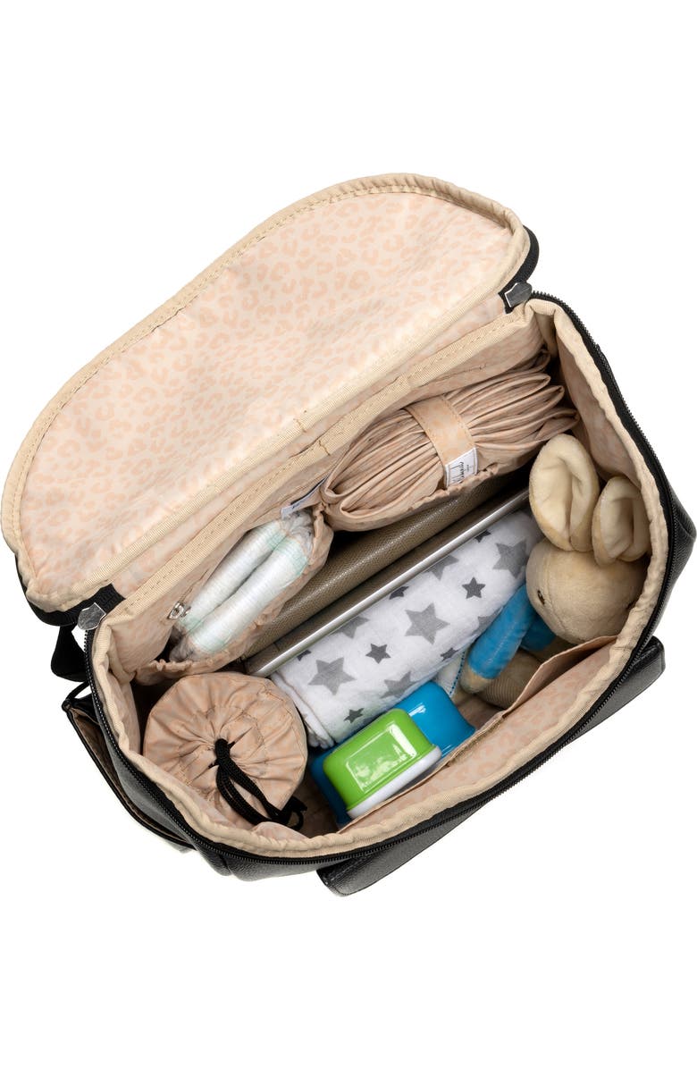 Babymel Lennox Convertible Faux Leather Diaper Bag, Alternate, color,