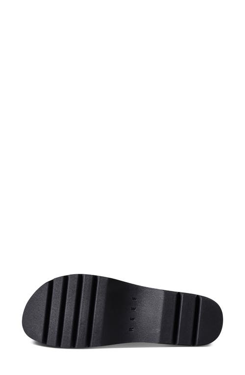 Reef Cushion Vista Hi Slide Sandal In Black