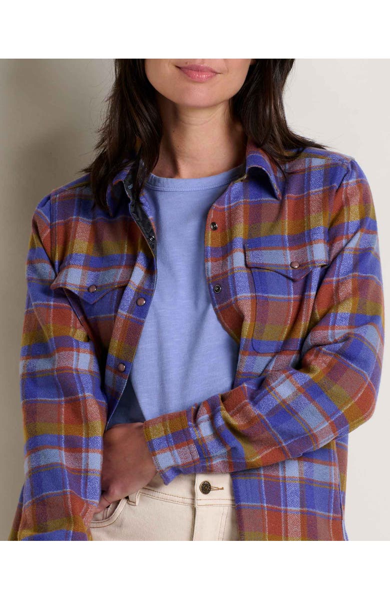 Toad & Co Folk Yeah Shirt Jacket, Alternate, color, Dark Roast