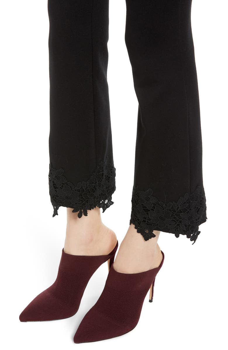 Bailey 44 Petit Four Lace Hem Pants, Alternate, color, 