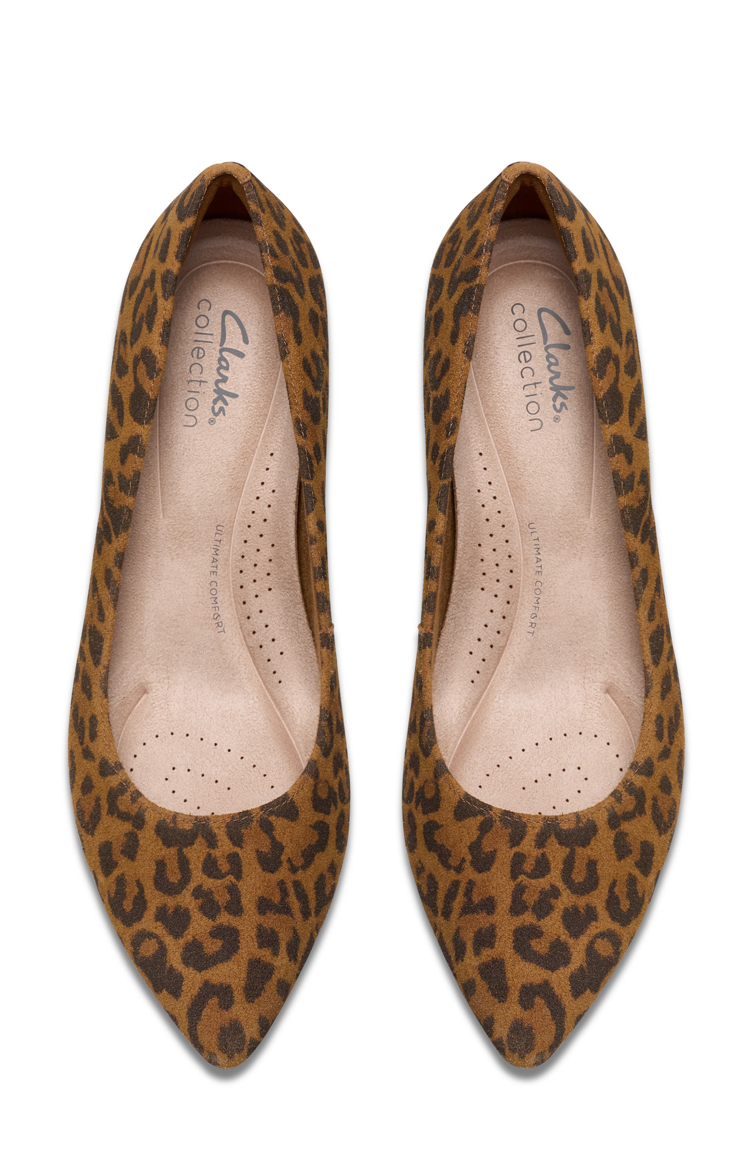 Kepley Vine Pointed Toe Pump, Alternate, color, LEOPARD PRINT