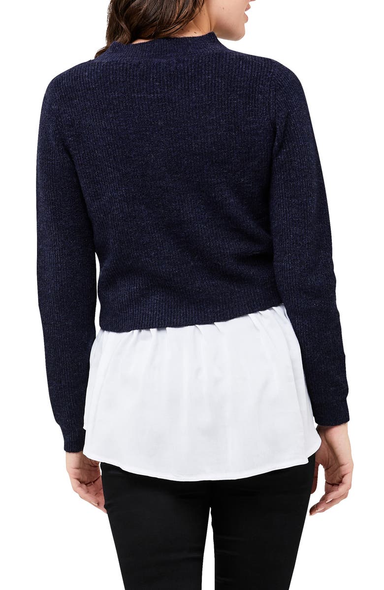 Ripe Maternity Mandy Detachable Rib Stitch Maternity/Nursing Top, Alternate, color, 