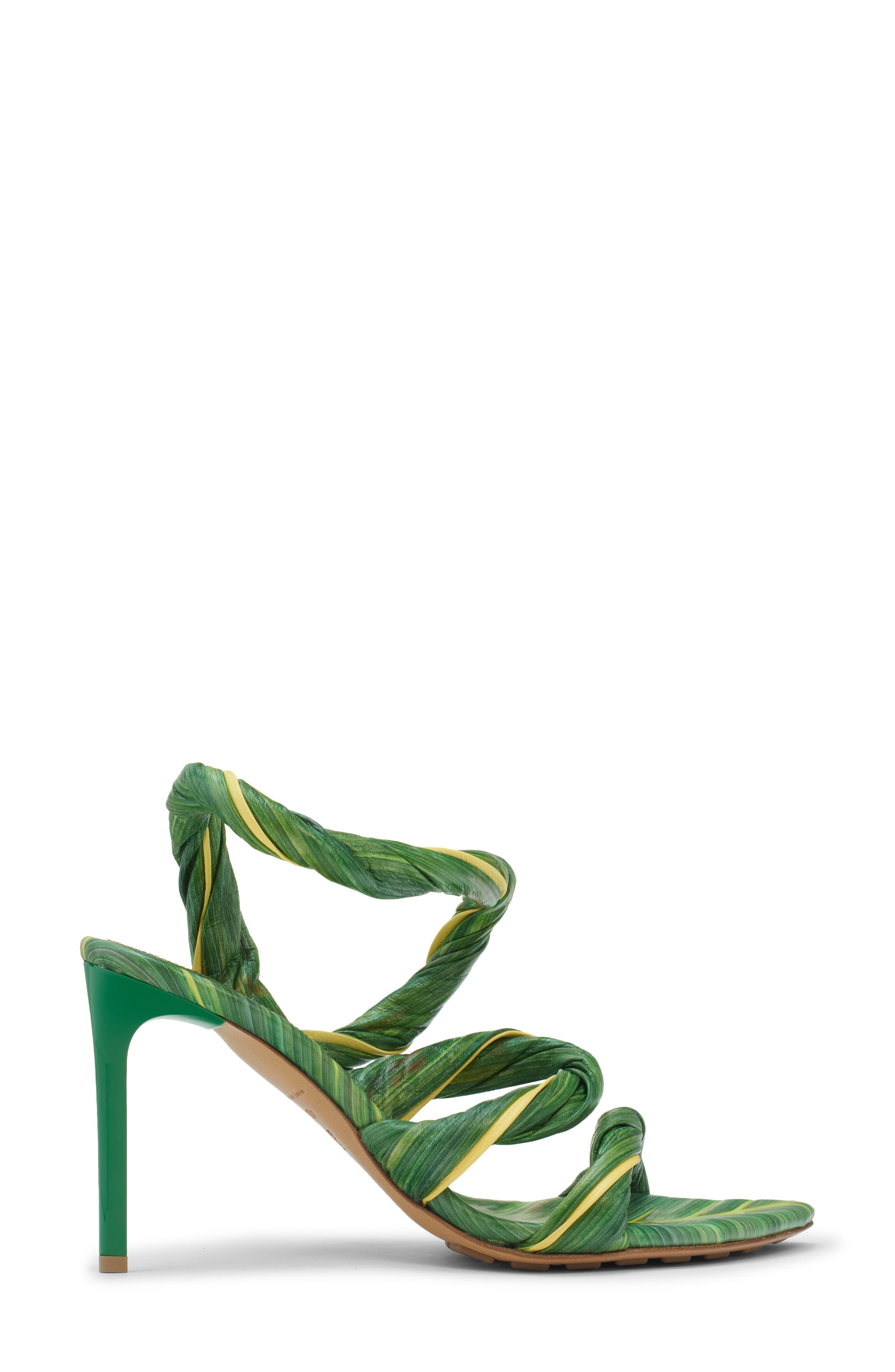 Bottega Veneta Leaf Ankle Strap Sandal, Alternate, color, 