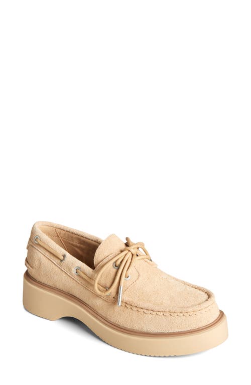 SPERRY TOP-SIDER® Bayside Platform Boat Shoe in Sand 