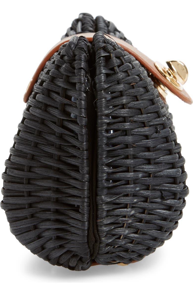 Nordstrom Wicker Clutch, Alternate, color,