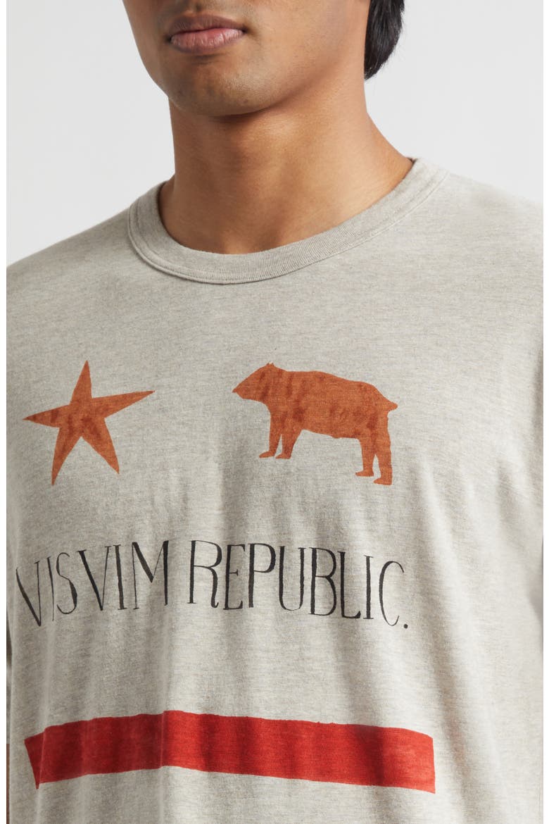 Jumbo Republic Oversize Graphic T-Shirt, Alternate, color, GREY