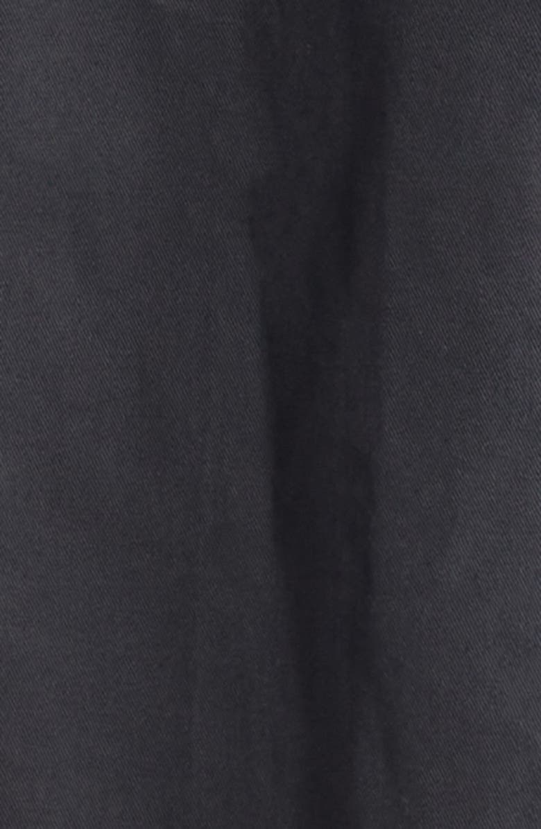 JKEEFER Stabb Taped Cutoff Sleeve Button-Up Shirt, Alternate, color, Black