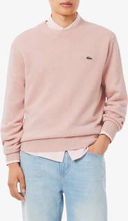 Lacoste Classic Fit Merino Wool Crewneck Sweater