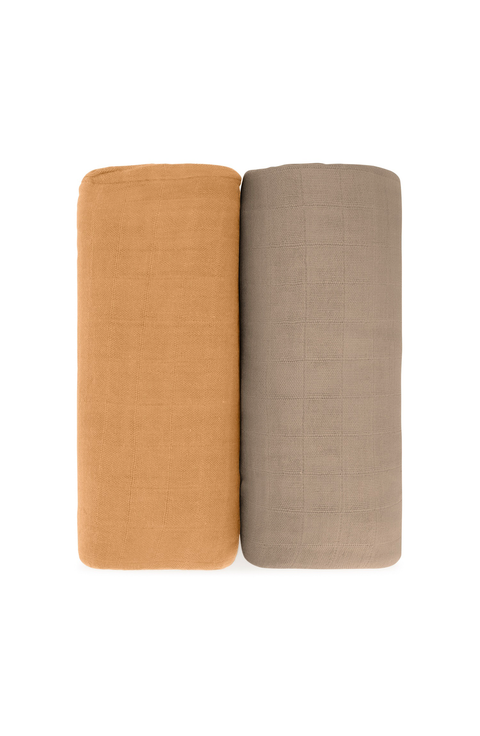 Muslin Swaddle Blanket, 2 Pack