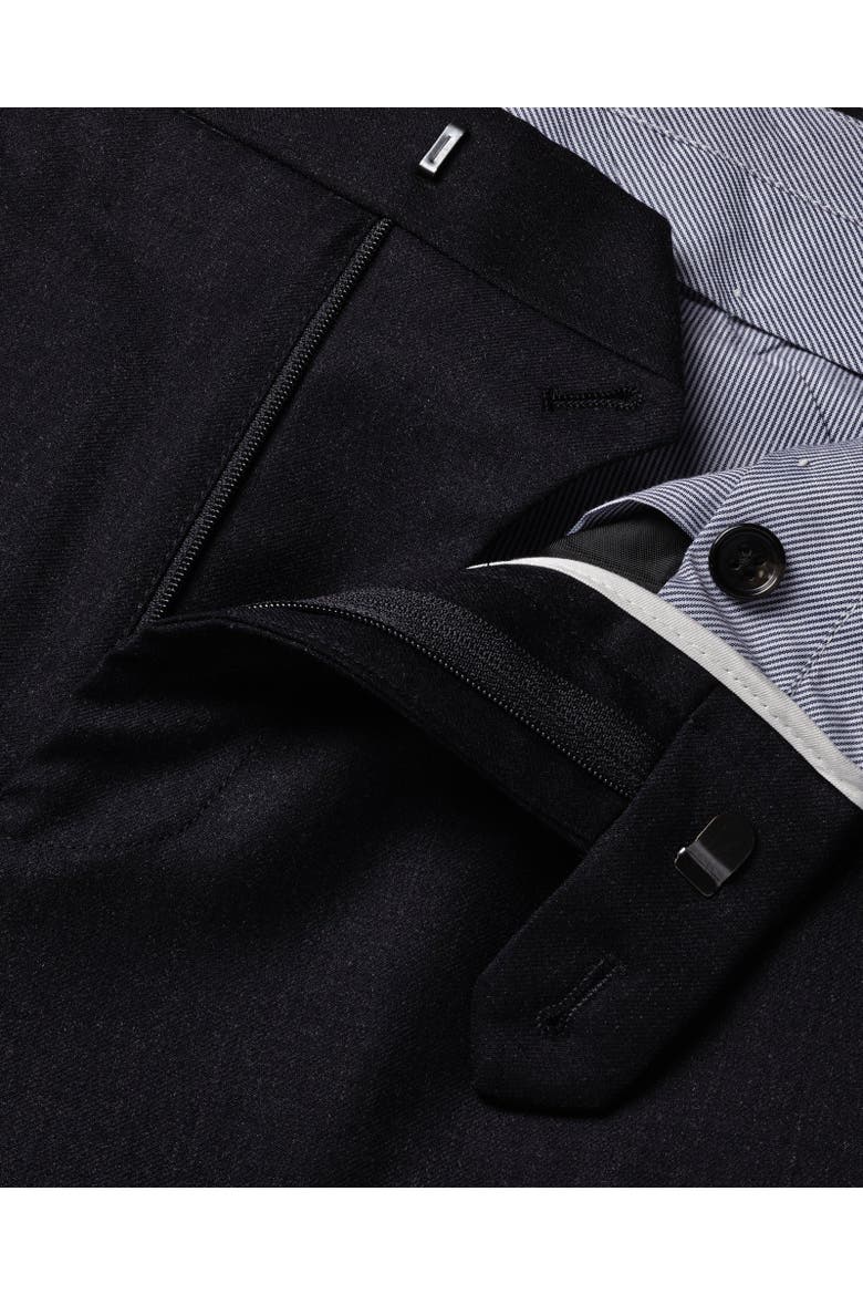 Stretch Wool Trousers, Alternate, color, Navy