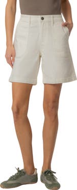 KUT from the Kloth Hailey High Waist Denim Bermuda Shorts