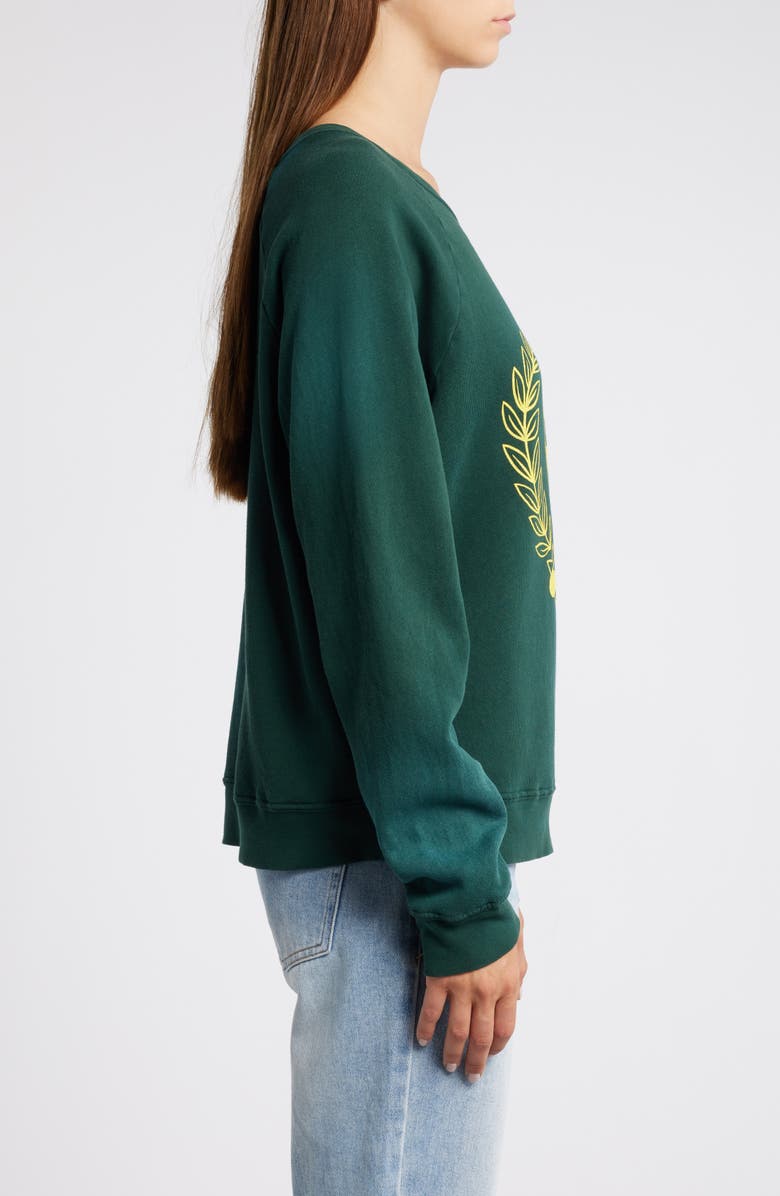 Daydreamer Oxford Crest Cotton Blend Sweatshirt, Alternate, color,