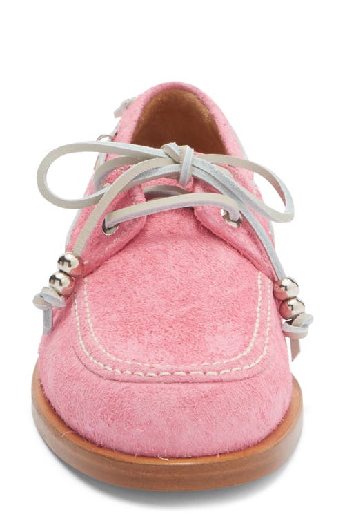 Labucq Nelson Boat Shoe In Animal Print