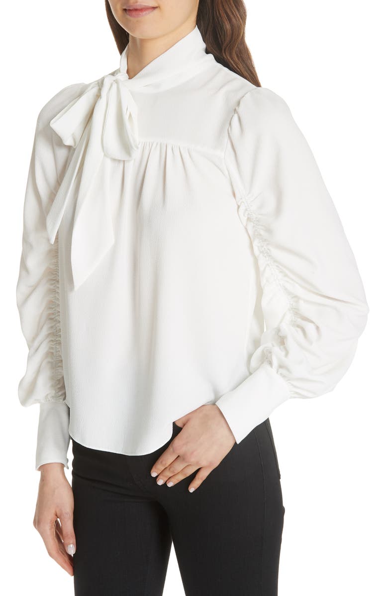 Joie Kineta Tie Neck Blouse, Alternate, color,