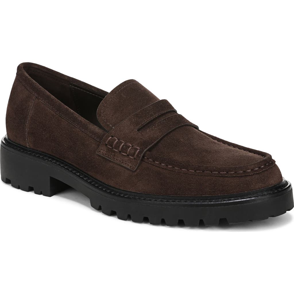 Vince Delmore Penny Loafer In Brown