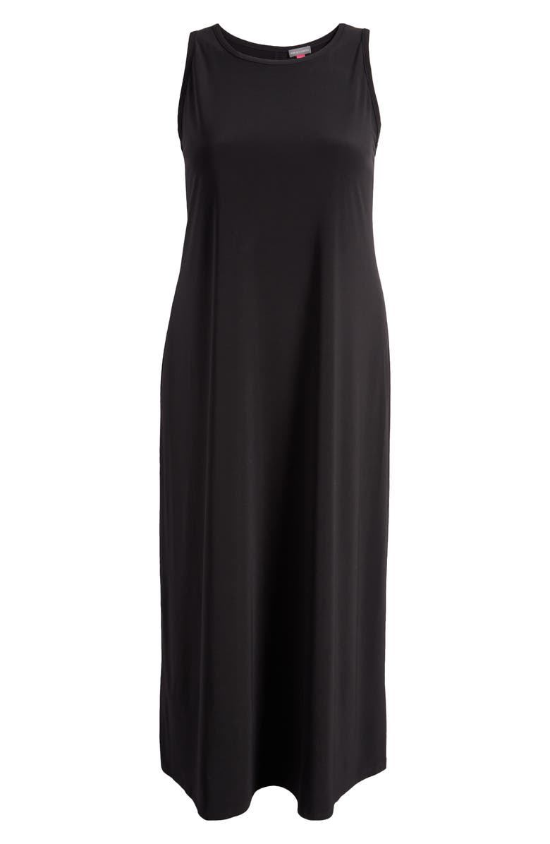 Vince Camuto Sleeveless Midi Dress, Alternate, color, Rich Black