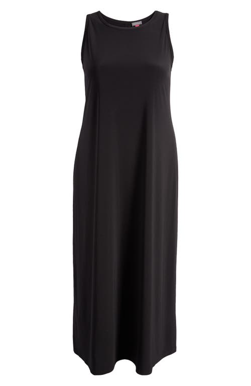 Vince Camuto Sleeveless Midi Dress In Rich Black