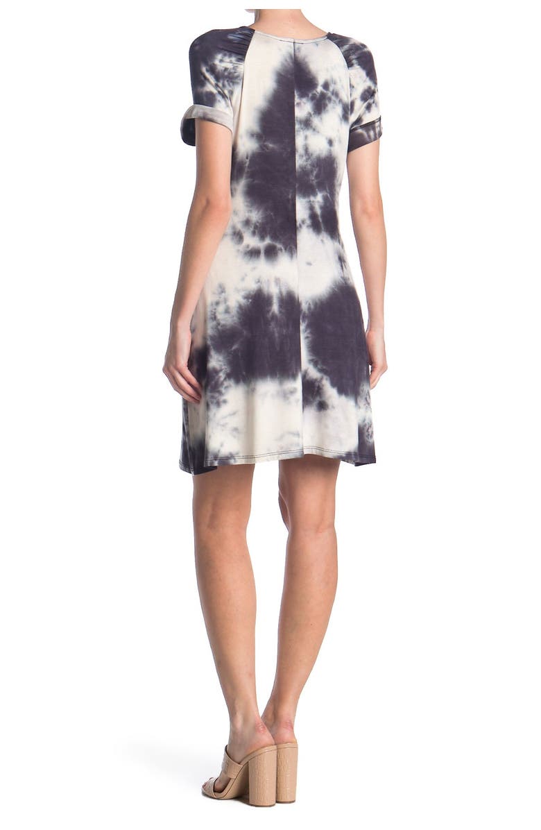 MSK Puff Sleeve High-Low Dress, Alternate, color,