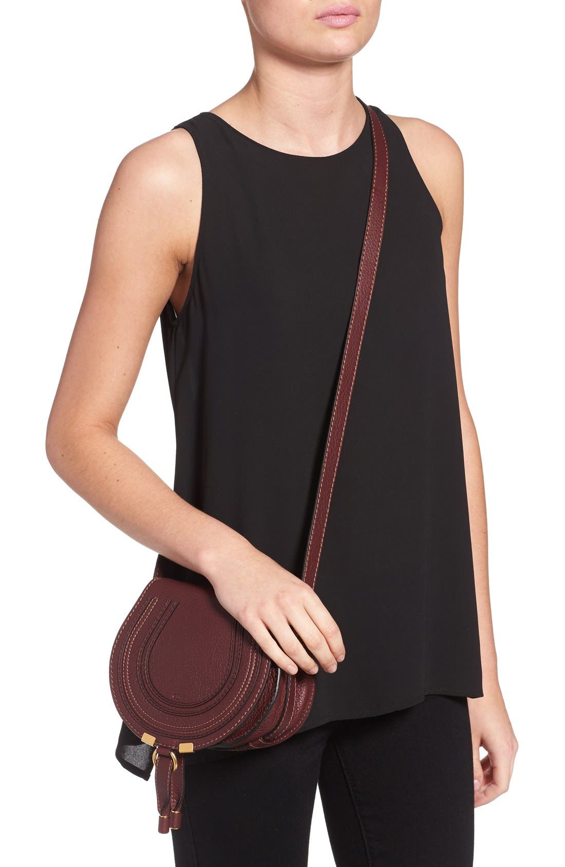 Small Marcie Crossbody Bag, Alternate, color, DARK VELVET