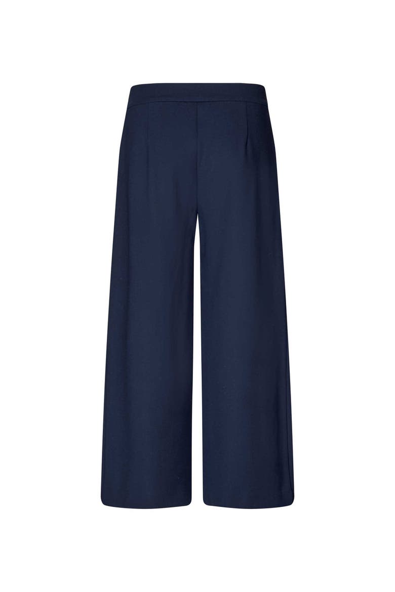 MaPaxora Cropped Wide Leg Pants, Alternate, color, Navy Blazer