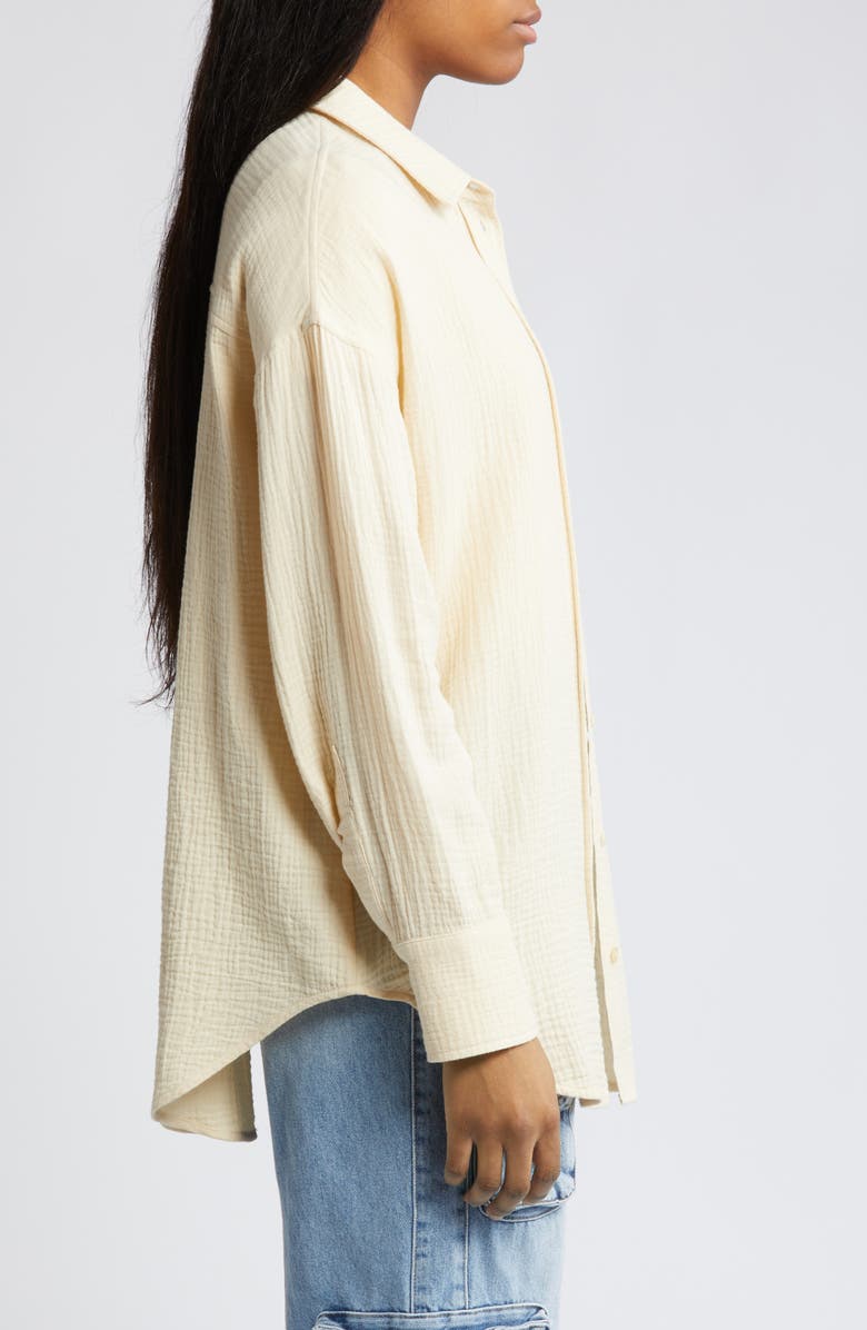 BP. Oversized Beach Shirt, Alternate, color, 