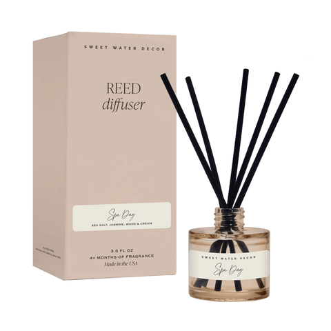 Tinted Glass Reed Diffuser - Spa Scents