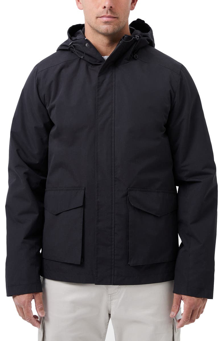 French Connection Water Resistant Hooded Jacket, Main, color, 