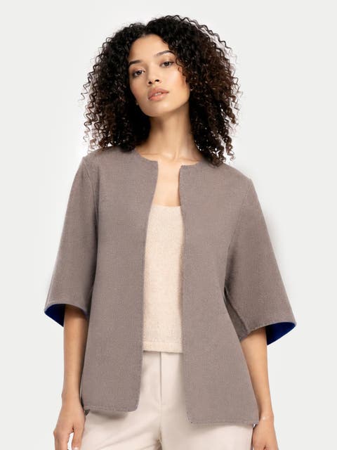Cashmere Poncho Jacket