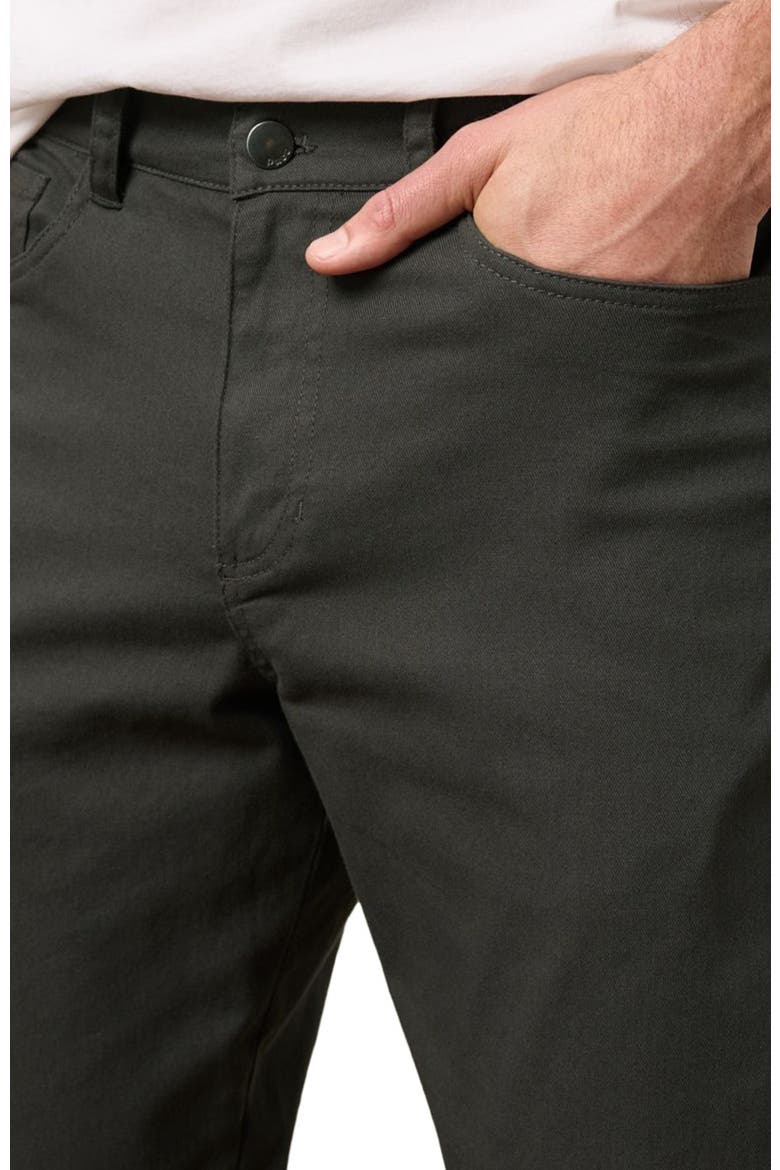 Organic Cotton Stretch Twill 5-Pocket Pant, Alternate, color, Oak